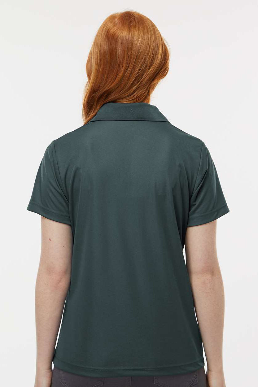 Paragon 504 Womens Sebring Performance Moisture Wicking Short Sleeve Polo Shirt Carbon Grey Model Back