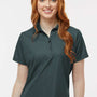 Paragon Womens Sebring Performance Moisture Wicking Short Sleeve Polo Shirt - Carbon Grey