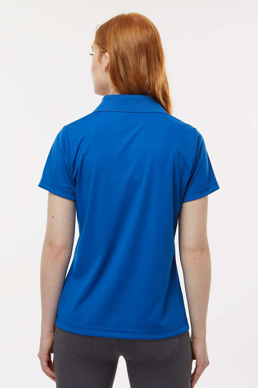Paragon 504 Womens Sebring Performance Moisture Wicking Short Sleeve Polo Shirt Deep Royal Blue Model Back