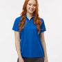 Paragon Womens Sebring Performance Moisture Wicking Short Sleeve Polo Shirt - Deep Royal Blue - NEW