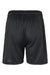 Badger 4146 Mens B-Core Moisture Wicking Shorts w/ Pockets Black Flat Back