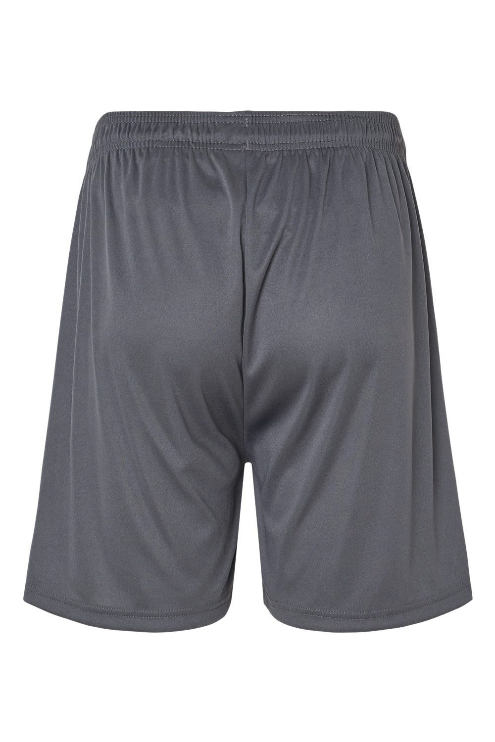 Badger 4146 Mens B-Core Moisture Wicking Shorts w/ Pockets Graphite Grey Flat Back