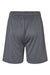 Badger 4146 Mens B-Core Moisture Wicking Shorts w/ Pockets Graphite Grey Flat Back