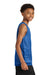 A4 A4N2206 Youth Reversible Moisture Wicking Mesh Tank Top Royal Blue/White Model Side