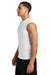A4 A4N2306 Mens Compression Muscle Tank Top White Model Side
