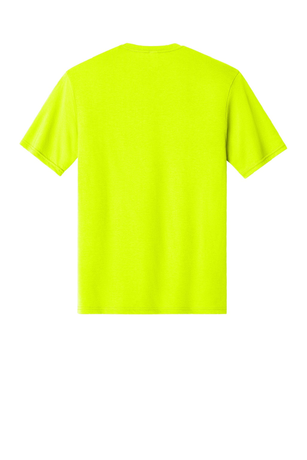 A4 A4N3013 Mens Softek Short Sleeve Crewneck T-Shirt Safety Yellow Flat Back