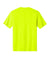 A4 A4N3013 Mens Softek Short Sleeve Crewneck T-Shirt Safety Yellow Flat Back