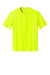 A4 A4N3013 Mens Softek Short Sleeve Crewneck T-Shirt Safety Yellow Flat Front