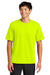 A4 A4N3013 Mens Softek Short Sleeve Crewneck T-Shirt Safety Yellow Model Front
