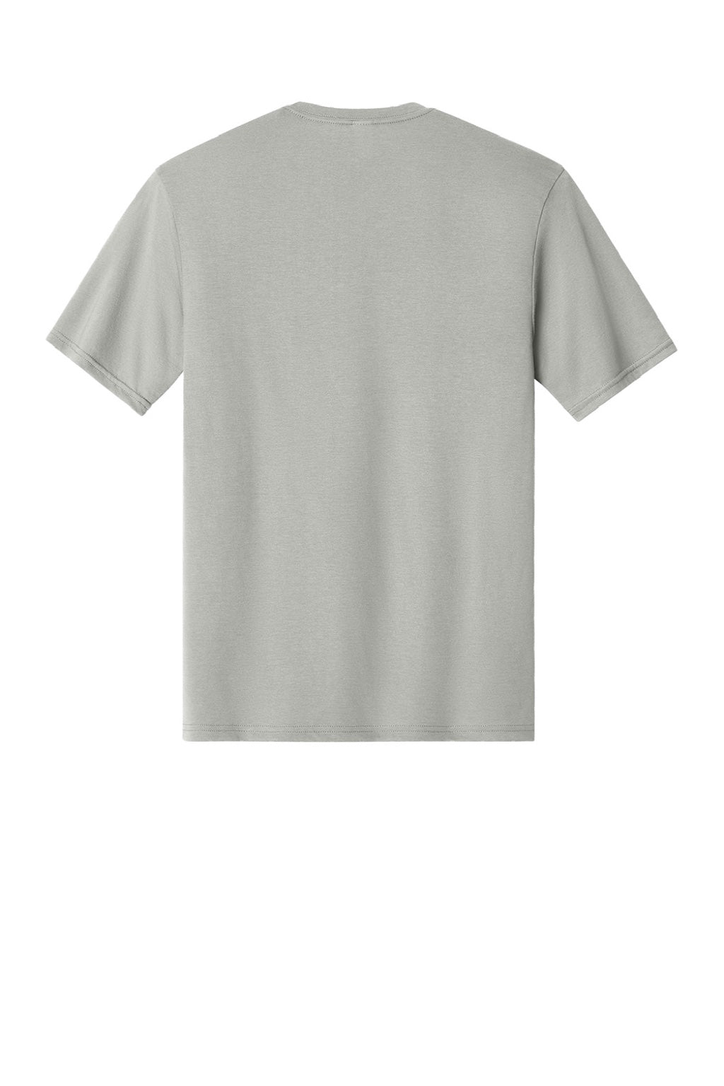 A4 A4N3013 Mens Softek Short Sleeve Crewneck T-Shirt Silver Grey Flat Back