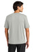 A4 A4N3013 Mens Softek Short Sleeve Crewneck T-Shirt Silver Grey Model Back