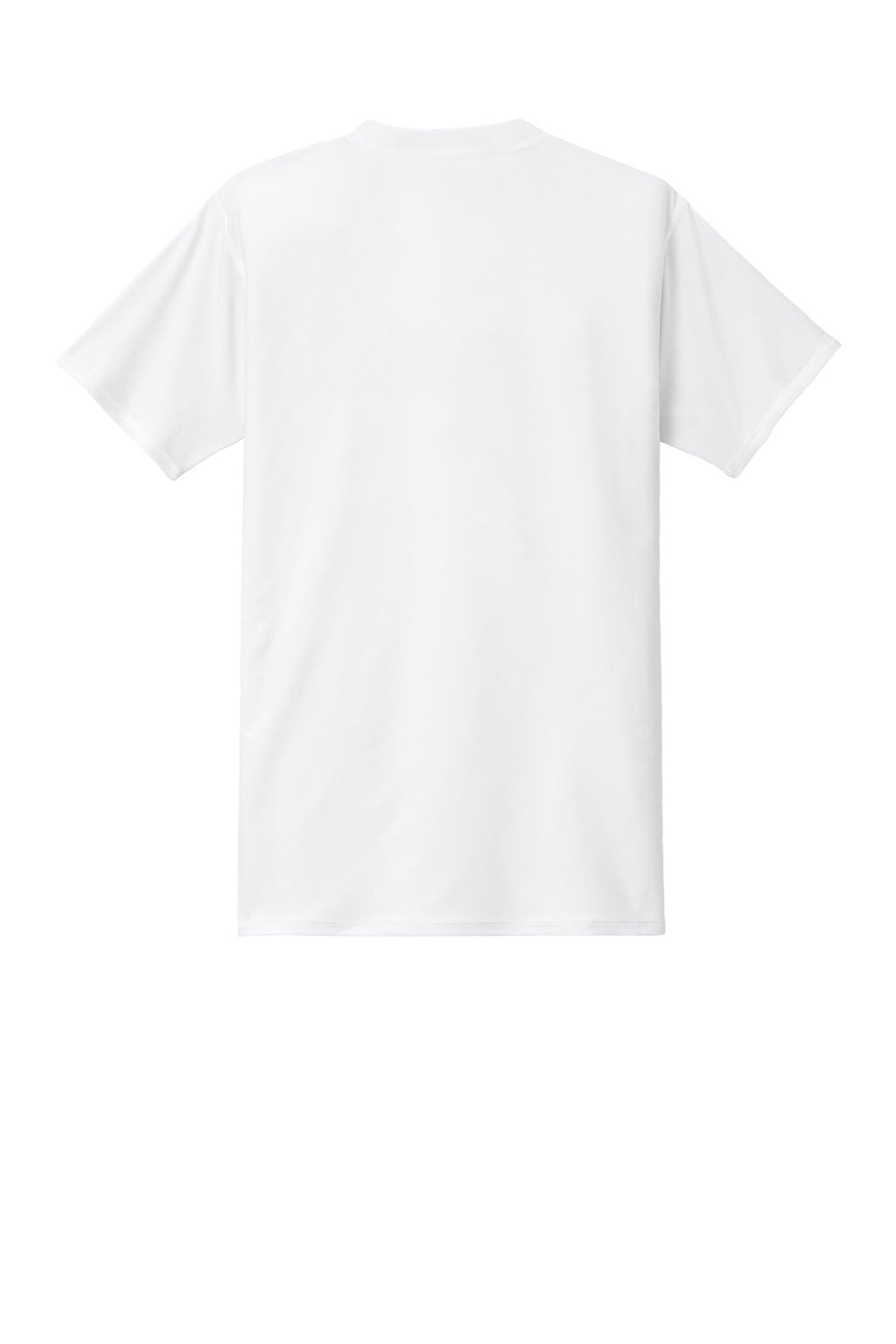 A4 A4N3130 Mens Compression Short Sleeve Crewneck T-Shirt White Flat Back