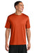 A4 A4N3142 Mens Performance Moisture Wicking Short Sleeve Crewneck T-Shirt Athletic Orange Model Front