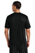 A4 A4N3142 Mens Performance Moisture Wicking Short Sleeve Crewneck T-Shirt Black Model Back