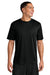 A4 A4N3142 Mens Performance Moisture Wicking Short Sleeve Crewneck T-Shirt Black Model Front