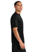 A4 A4N3142 Mens Performance Moisture Wicking Short Sleeve Crewneck T-Shirt Black Model Side
