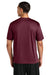 A4 A4N3142 Mens Performance Moisture Wicking Short Sleeve Crewneck T-Shirt Cardinal Red Model Back