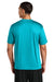 A4 A4N3142 Mens Performance Moisture Wicking Short Sleeve Crewneck T-Shirt Electric Blue Model Back