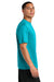 A4 A4N3142 Mens Performance Moisture Wicking Short Sleeve Crewneck T-Shirt Electric Blue Model Side