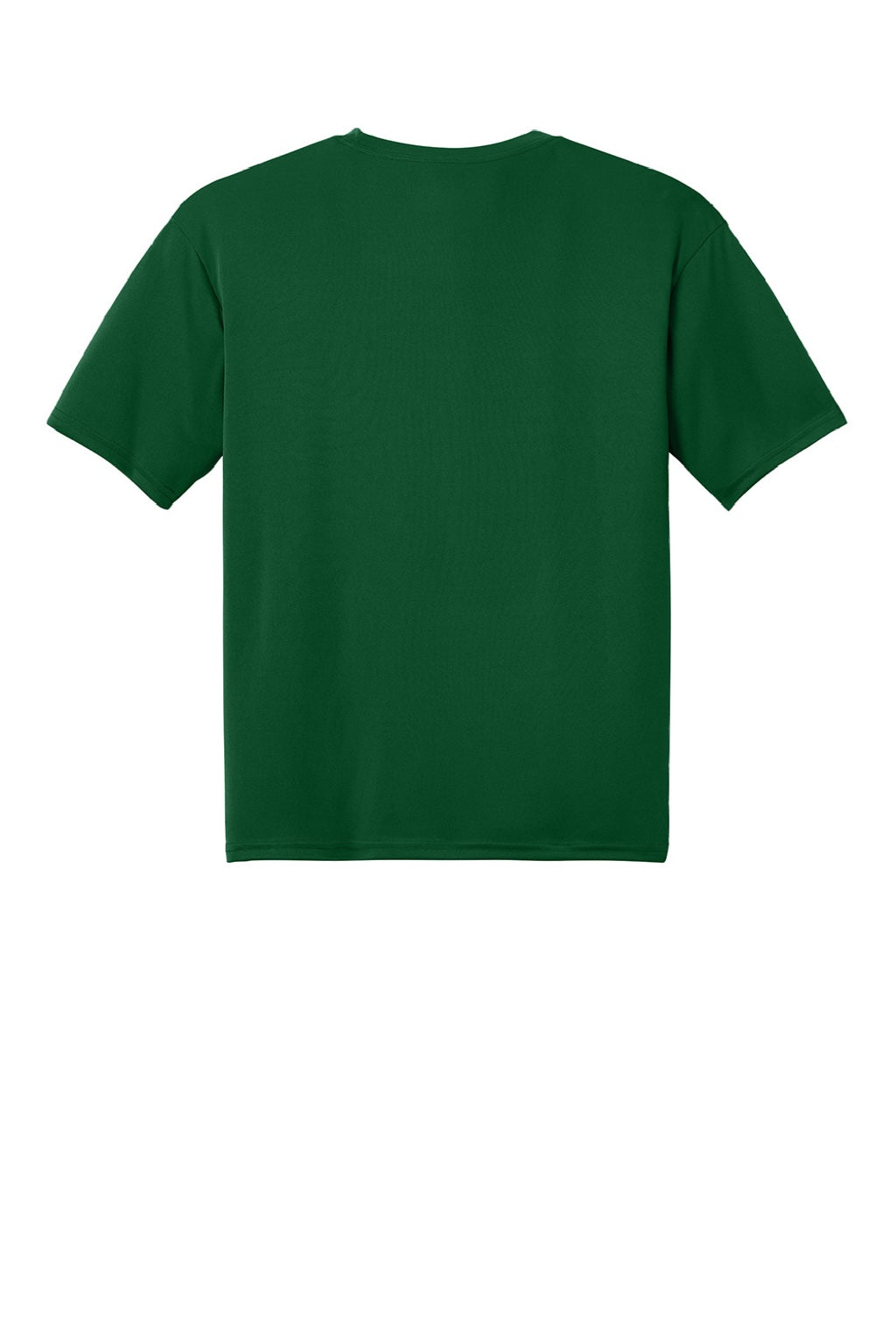 A4 A4N3142 Mens Performance Moisture Wicking Short Sleeve Crewneck T-Shirt Forest Green Flat Back