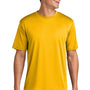 A4 Mens Performance Moisture Wicking Short Sleeve Crewneck T-Shirt - Gold