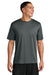 A4 A4N3142 Mens Performance Moisture Wicking Short Sleeve Crewneck T-Shirt Graphite Grey Model Front