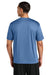 A4 A4N3142 Mens Performance Moisture Wicking Short Sleeve Crewneck T-Shirt Light Blue Model Back