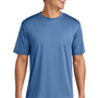 A4 Mens Performance Moisture Wicking Short Sleeve Crewneck T-Shirt - Light Blue