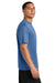 A4 A4N3142 Mens Performance Moisture Wicking Short Sleeve Crewneck T-Shirt Light Blue Model Side