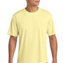 A4 Mens Performance Moisture Wicking Short Sleeve Crewneck T-Shirt - Light Yellow
