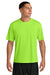 A4 A4N3142 Mens Performance Moisture Wicking Short Sleeve Crewneck T-Shirt Lime Green Model Front