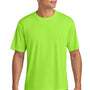 A4 Mens Performance Moisture Wicking Short Sleeve Crewneck T-Shirt - Lime Green