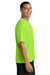 A4 A4N3142 Mens Performance Moisture Wicking Short Sleeve Crewneck T-Shirt Lime Green Model Side