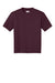A4 A4N3142 Mens Performance Moisture Wicking Short Sleeve Crewneck T-Shirt Maroon Flat Front
