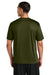 A4 A4N3142 Mens Performance Moisture Wicking Short Sleeve Crewneck T-Shirt Military Green Model Back