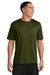 A4 A4N3142 Mens Performance Moisture Wicking Short Sleeve Crewneck T-Shirt Military Green Model Front