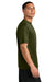 A4 A4N3142 Mens Performance Moisture Wicking Short Sleeve Crewneck T-Shirt Military Green Model Side