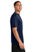 A4 A4N3142 Mens Performance Moisture Wicking Short Sleeve Crewneck T-Shirt Navy Blue Model Side