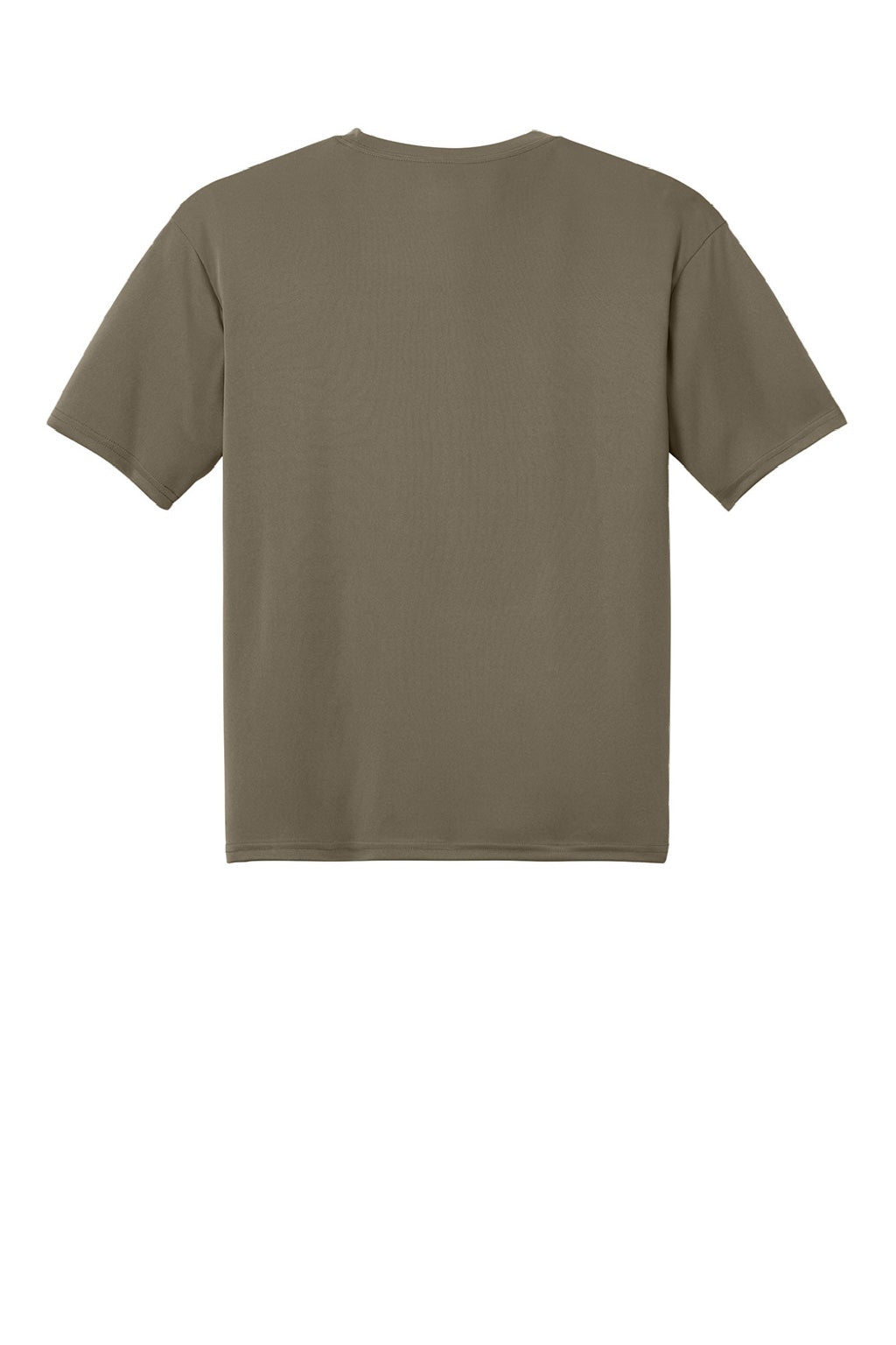A4 A4N3142 Mens Performance Moisture Wicking Short Sleeve Crewneck T-Shirt Olive Green Flat Back