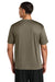 A4 A4N3142 Mens Performance Moisture Wicking Short Sleeve Crewneck T-Shirt Olive Green Model Back