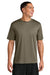 A4 A4N3142 Mens Performance Moisture Wicking Short Sleeve Crewneck T-Shirt Olive Green Model Front