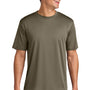 A4 Mens Performance Moisture Wicking Short Sleeve Crewneck T-Shirt - Olive Green