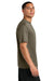 A4 A4N3142 Mens Performance Moisture Wicking Short Sleeve Crewneck T-Shirt Olive Green Model Side
