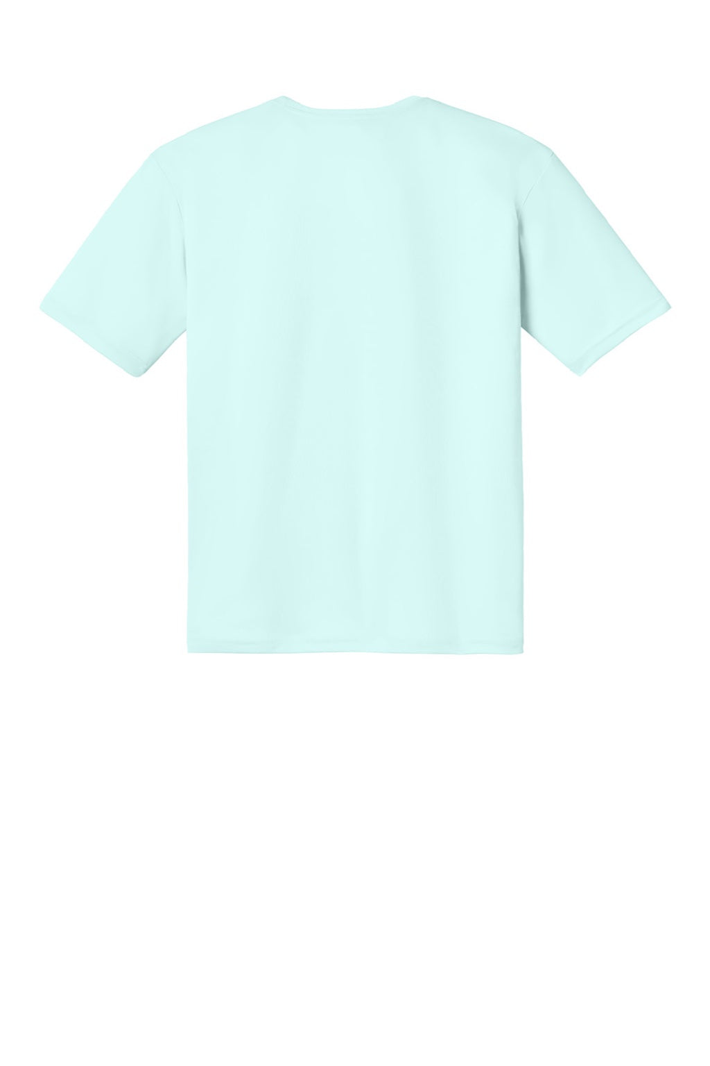 A4 A4N3142 Mens Performance Moisture Wicking Short Sleeve Crewneck T-Shirt Pastel Blue Flat Back