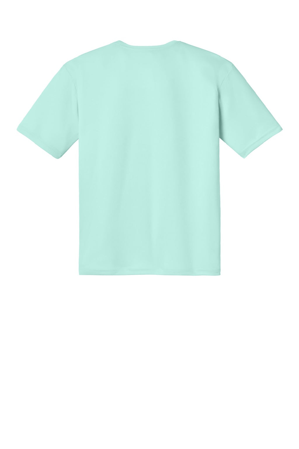 A4 A4N3142 Mens Performance Moisture Wicking Short Sleeve Crewneck T-Shirt Pastel Mint Flat Back