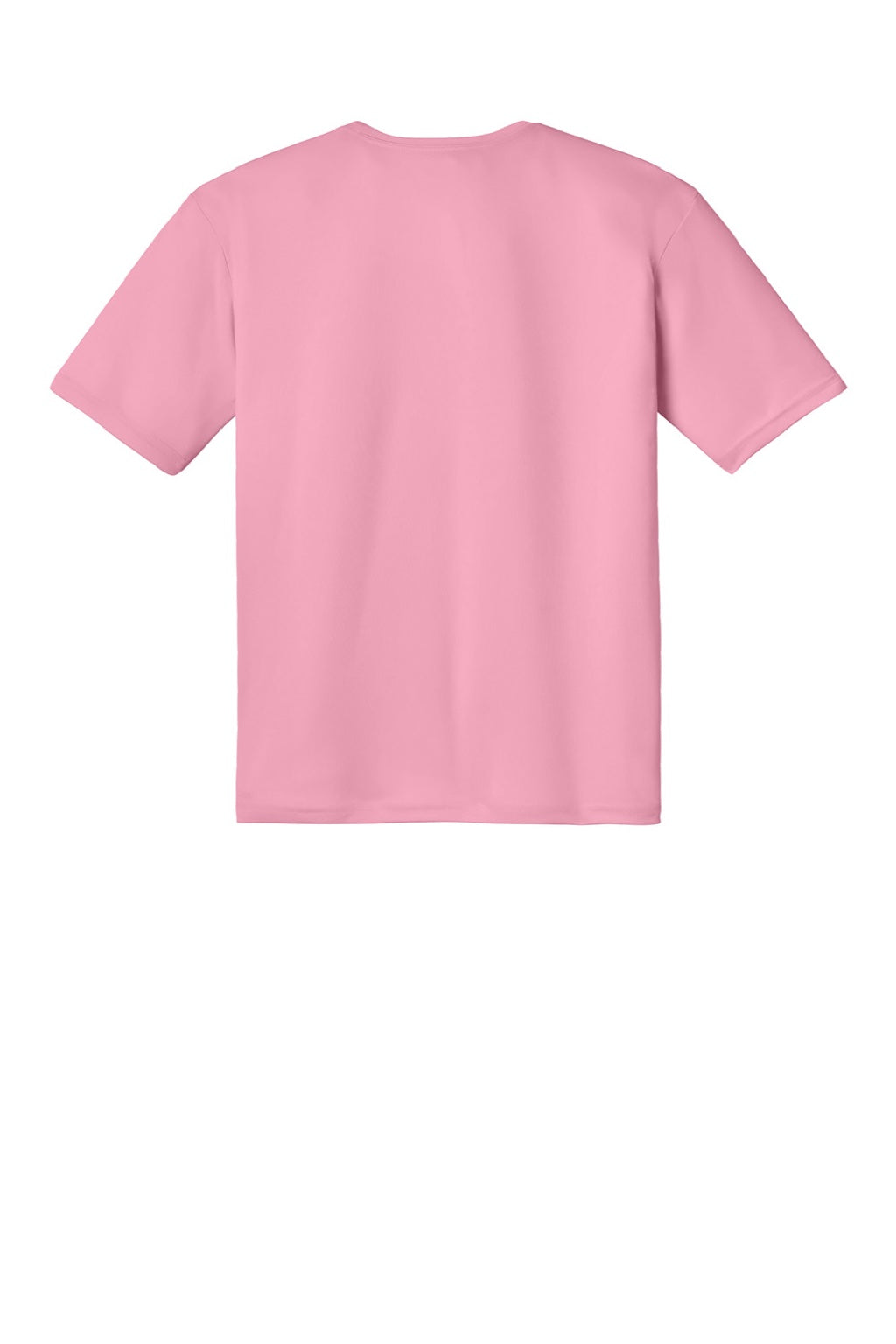 A4 A4N3142 Mens Performance Moisture Wicking Short Sleeve Crewneck T-Shirt Pink Flat Back