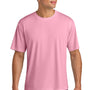A4 Mens Performance Moisture Wicking Short Sleeve Crewneck T-Shirt - Pink