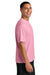 A4 A4N3142 Mens Performance Moisture Wicking Short Sleeve Crewneck T-Shirt Pink Model Side