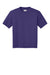 A4 A4N3142 Mens Performance Moisture Wicking Short Sleeve Crewneck T-Shirt Purple Flat Front