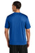 A4 A4N3142 Mens Performance Moisture Wicking Short Sleeve Crewneck T-Shirt Royal Blue Model Back